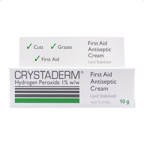 Crystaderm Antiseptic Cream 10g (Expiry 10/2025)