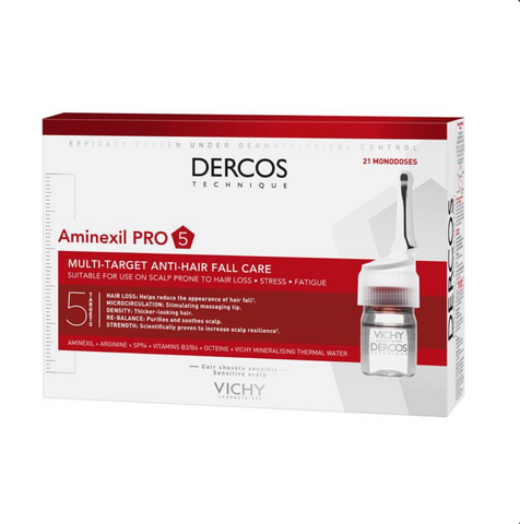 Dercos Energising Aminexil Ampoules 21 MonoDoses