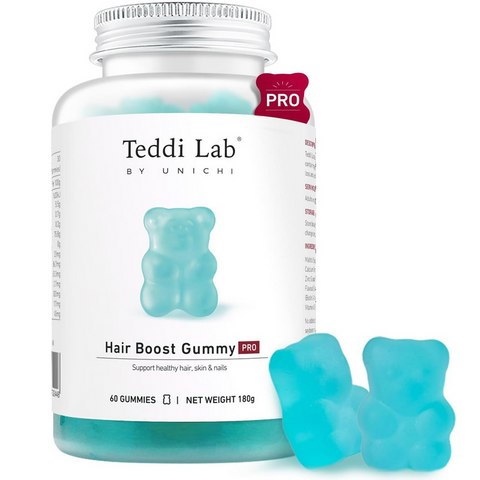 Teddi Lab by Unichi Hair Boost Gummy PRO 60 Gummies