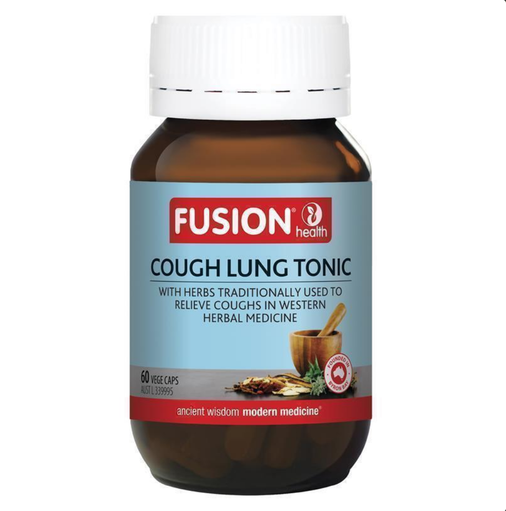 Fusion Health Cough Lung Tonic 60 Vegetarian Capsules