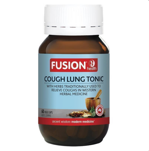 Fusion Health Cough Lung Tonic 60 Vegetarian Capsules