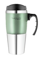 Thermos THERMOcafé™ Stainless Steel Double Wall Travel Mug - Pistachio Cream Trim 450mL