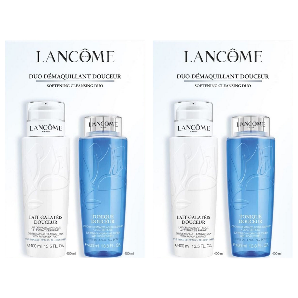 LANCOME Douceur Cleansing Duo Set 400mL + BONUS 400mL