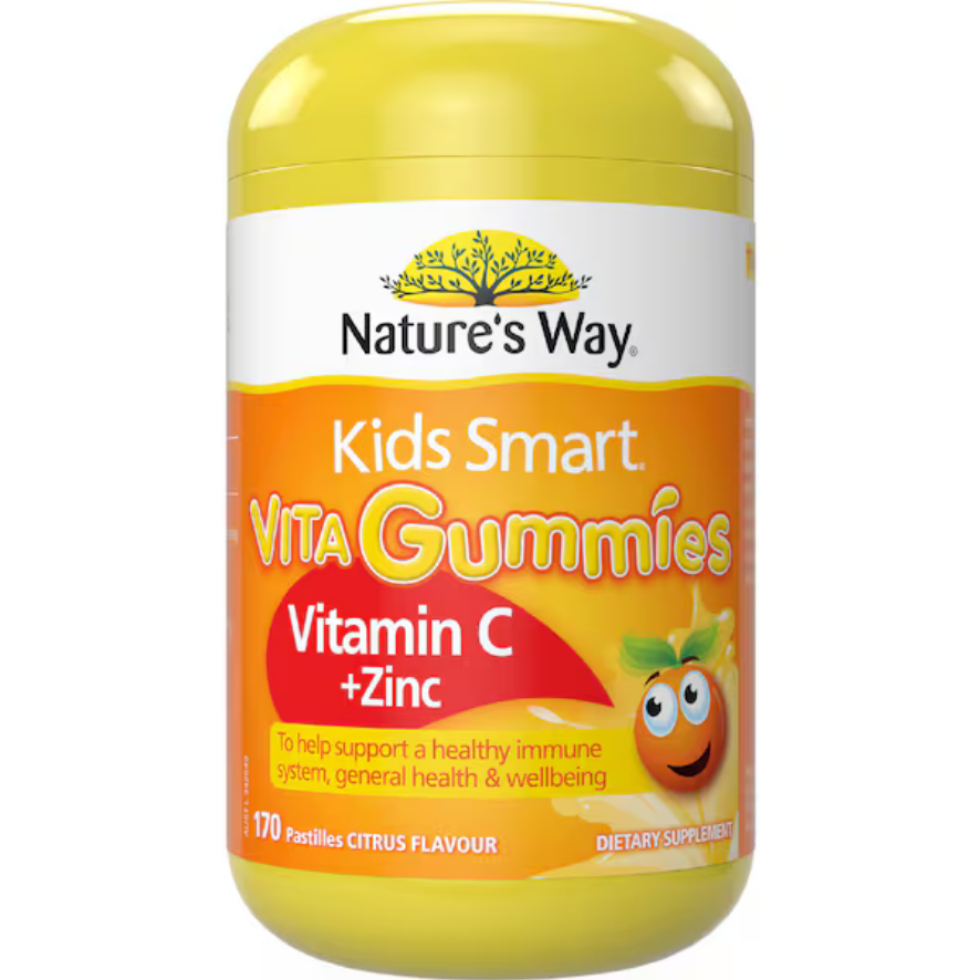 Nature's Way Kids Smart Vita Gummies Vitamin C + Zinc 170 Pastilles