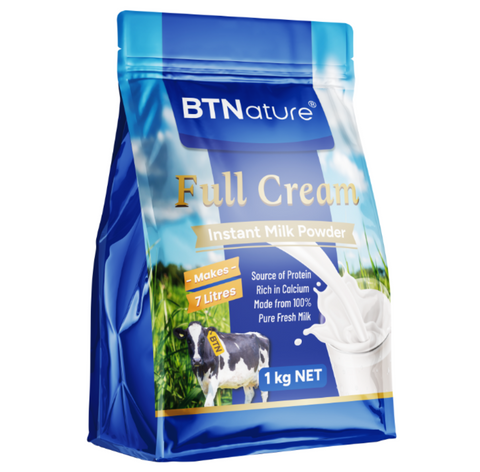 BTNature Full Cream Instant Milk Powder 1 Kg