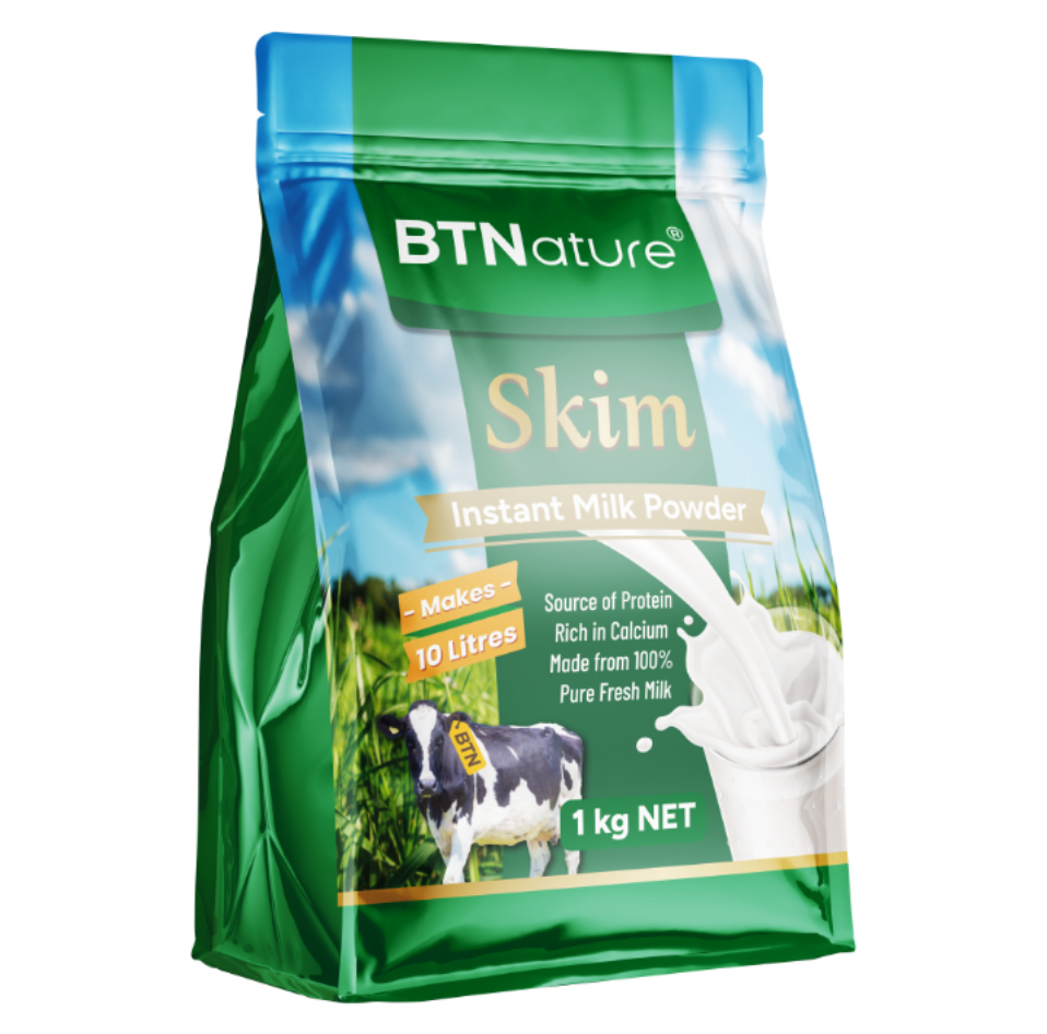 BTNature Skim Instant Milk Powder 1Kg