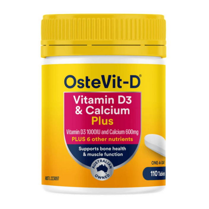 OsteVit-D Vitamin D3 & Calcium Plus One-A-Day 110 Tablets