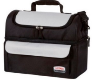 Thermos Soft Side Lunch Lugger - Black/Grey