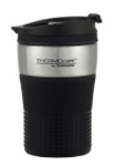 Thermos THERMOcafé Vacuum Insulated Travel Cup - Black 200mL