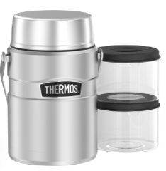 Thermos Stainless King Big Boss Vacuum Insulated Food Jar - Stainless Steel 1.39L