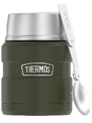 Thermos Stainless King Vacuum Insulated Food Jar - Matte Army Green 470mL
