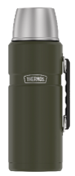 Thermos Stainless King Vacuum Insulated Flask - Matte Army Green 2L