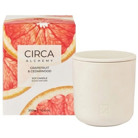Circa Alchemy Grapefruit And Cedarwood Soy Candle 300g