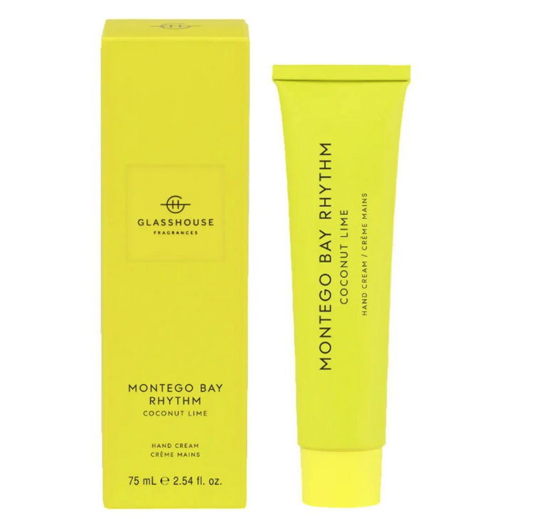 GlassHouse Fragrances Montego Bay Rhythm Fragrance Hand Cream 75mL