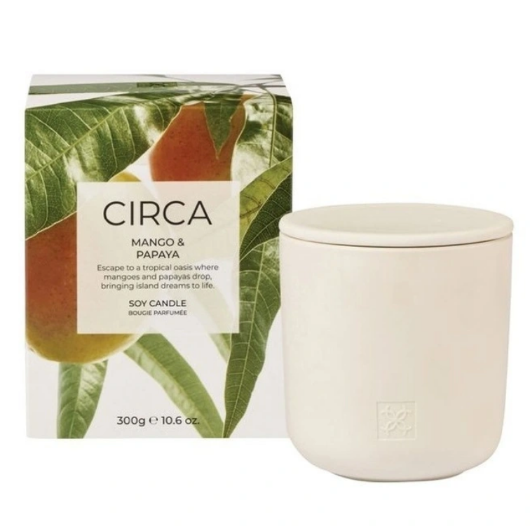Circa Mango and Papaya Soy Candle 300g