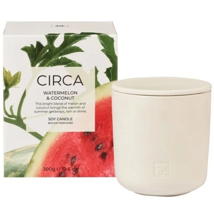 Circa Watermelon And Coconut Soy Candle 300g