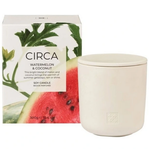 Circa Watermelon And Coconut Soy Candle 300g