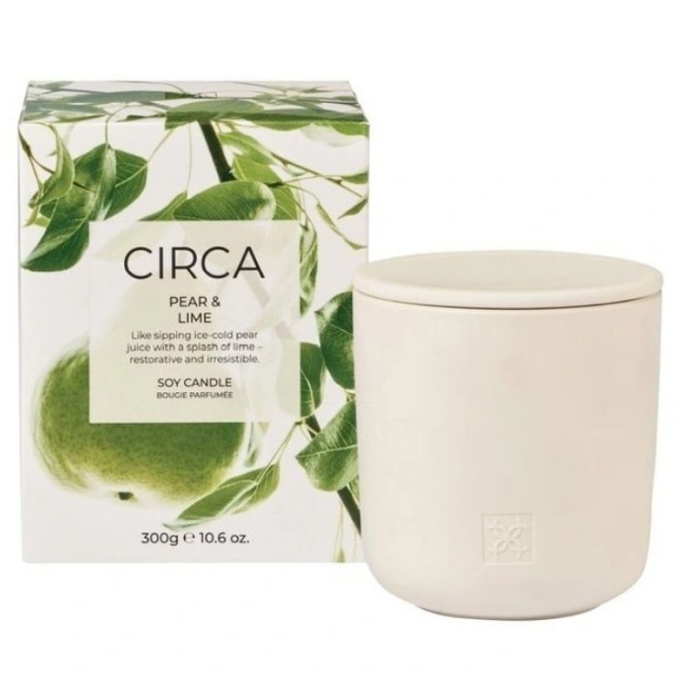 Circa Pear And Lime Soy Candle 300g