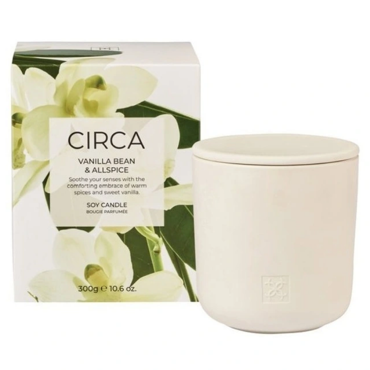 Circa Vanilla Bean & Allspice Soy Candle 300g