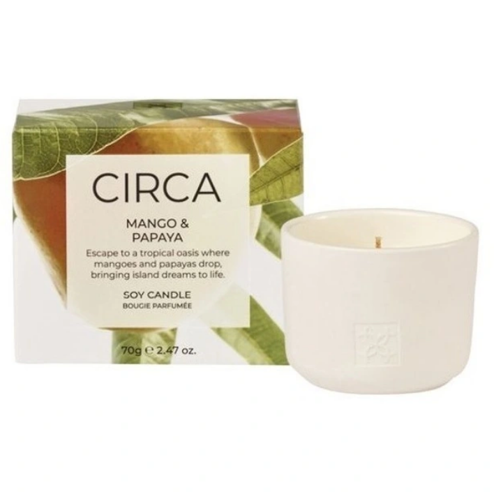 Circa Mango and Papaya Soy Candle 70g