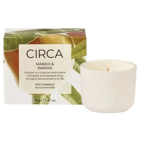 Circa Mango and Papaya Soy Candle 70g