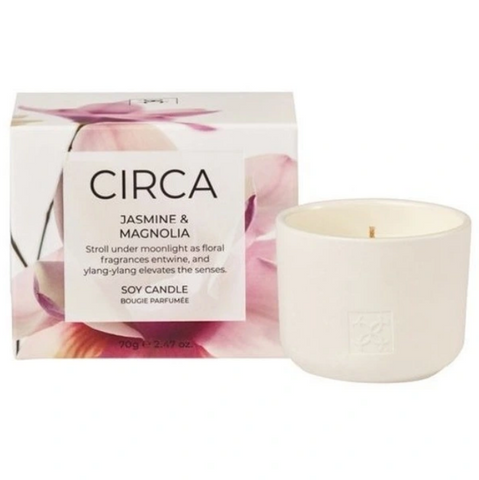 Circa Jasmine and Magnolia Soy Candle 70g