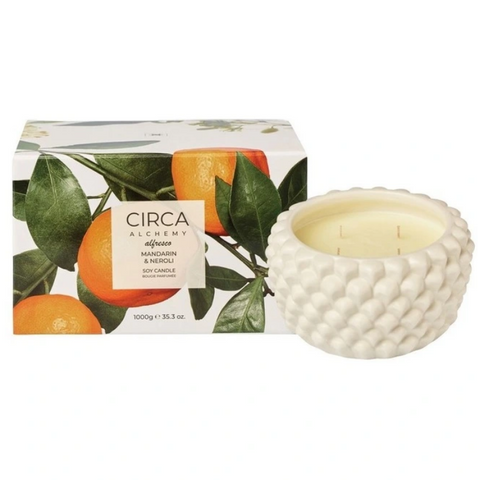 Circa Alchemy Mandarin And Neroli Soy Candle 1000g