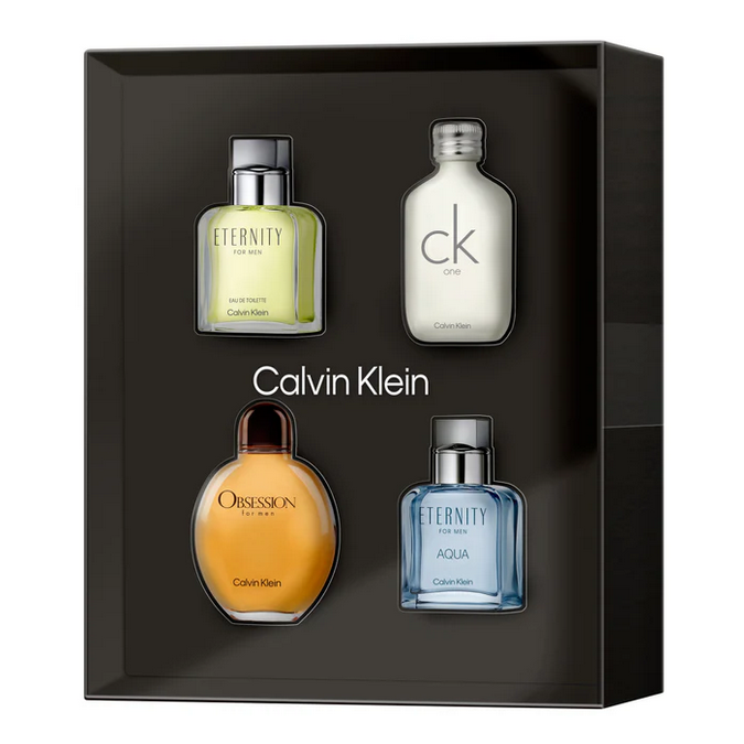 Calvin Klein Men's Miniature Coffret 4 Piece Gift Set