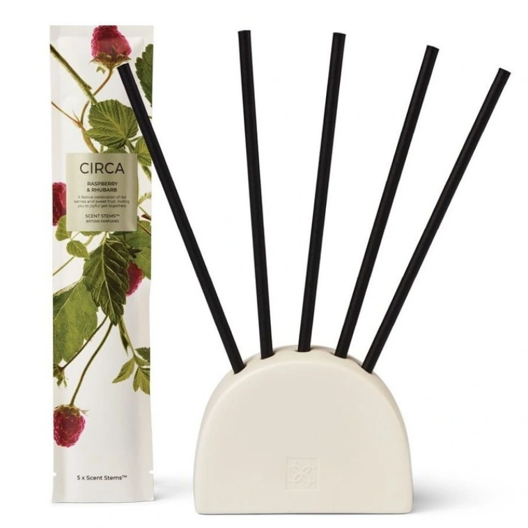 Circa Raspberry And Rhubarb 5 Replacement Scent Stems