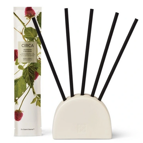 Circa Raspberry And Rhubarb 5 Replacement Scent Stems