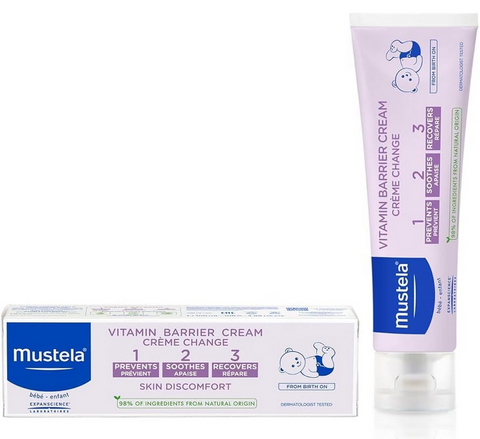 Mustela Vitamin Barrier Cream 1>2>3 Fragrance-Free 50mL
