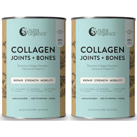 Nutra Organics Collagen Joints + Bones 2 x 450g - Special Bundle