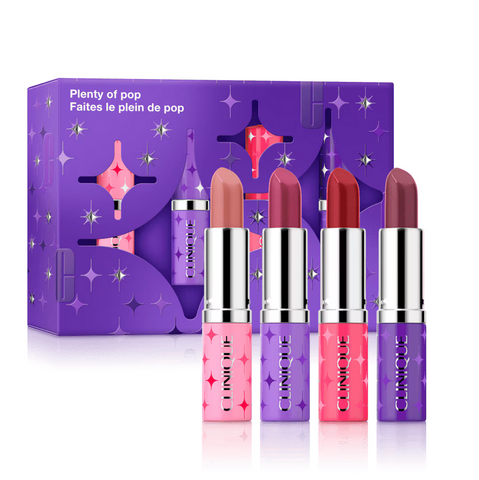 Clinique Plenty of Pop Lipstick 4 Piece Set