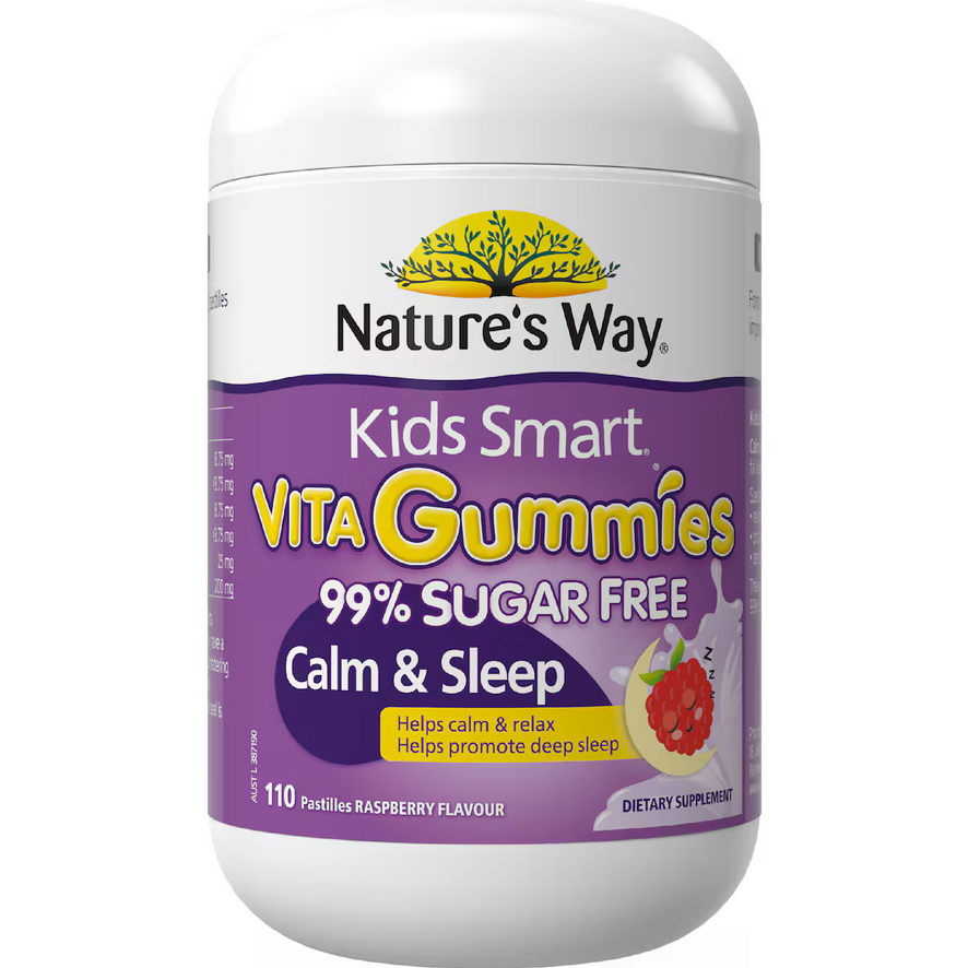 Nature's Way Kids Smart Vita Gummies Sugar Free Sleep & Calm 110 Pastilles