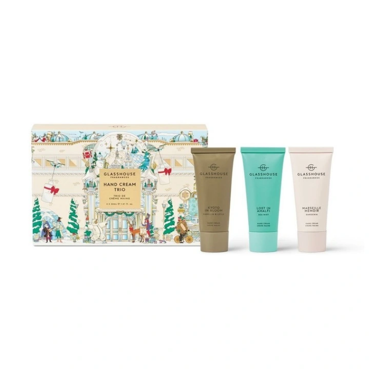 Glasshouse Fragrances Hand Cream Trio 3 x 30mL Set
