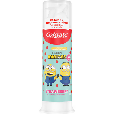 Colgate Toothpaste Kids Minions Strawberry Pump 85g