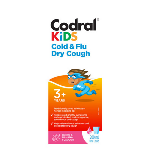 Codral Kids Cold & Flu Dry Cough 200mL