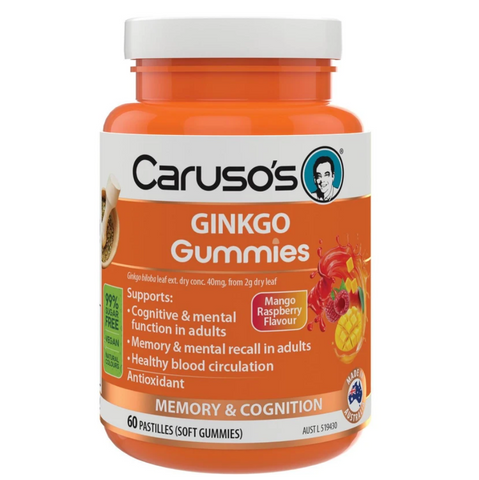 Caruso's Ginkgo Gummies 60 Pastiles