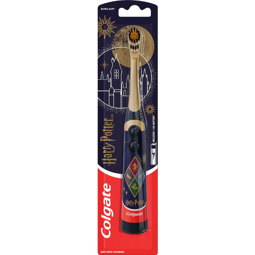 Colgate Kids Battery Power Toothbrush Harry Potter Extra Soft 1 Pack