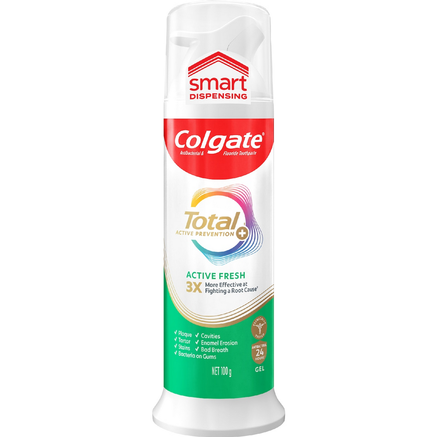 Colgate Toothpaste Total Active Fresh Pump 100g