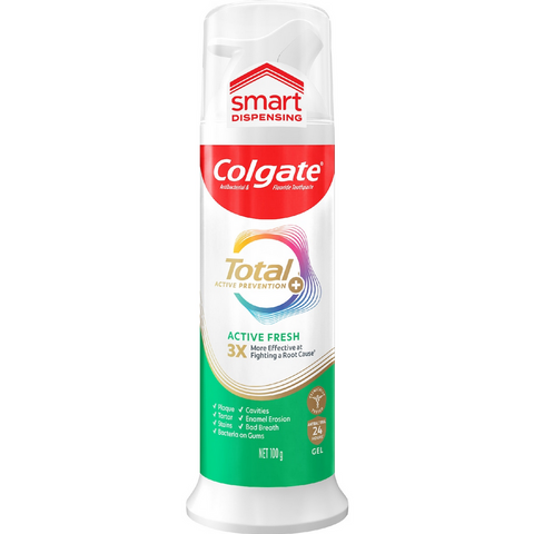 Colgate Toothpaste Total Active Fresh Pump 100g