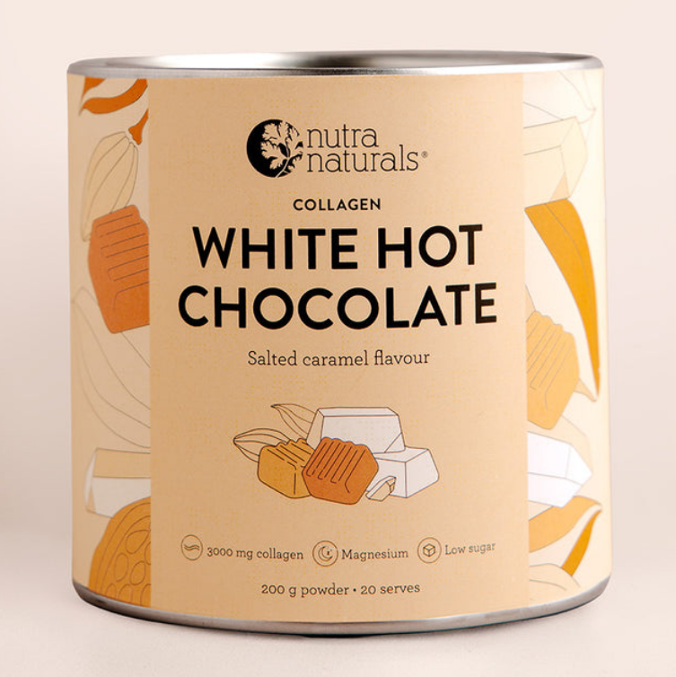 Nutra Naturals Collagen White Hot Choc Salted Caramel 200g