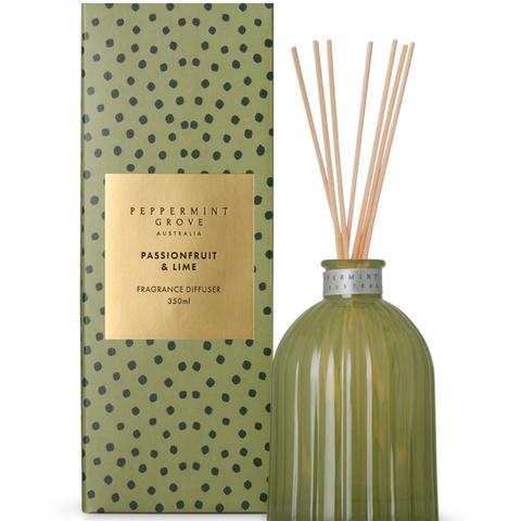 Peppermint Grove Australia Passionfruit & Lime Fragrance Diffuser 350mL - Limited Edition