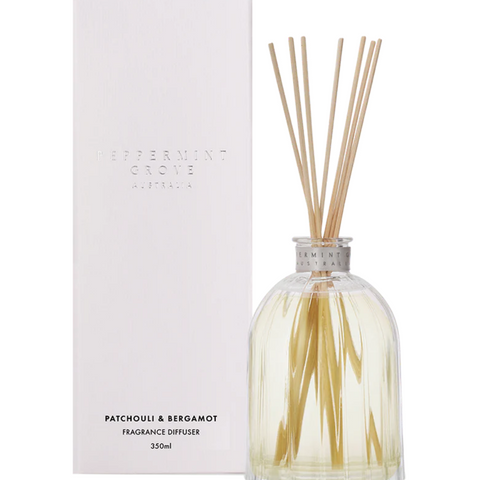 Peppermint Grove Australia Patchouli & Bergamot Fragrance Diffuser 350mL