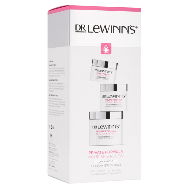 Dr. Lewinn's Private Formula 3-Cream Essentials for Day, Night & Eye Set