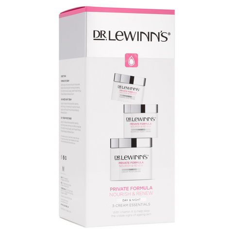 Dr. Lewinn's Private Formula 3-Cream Essentials for Day, Night & Eye Set