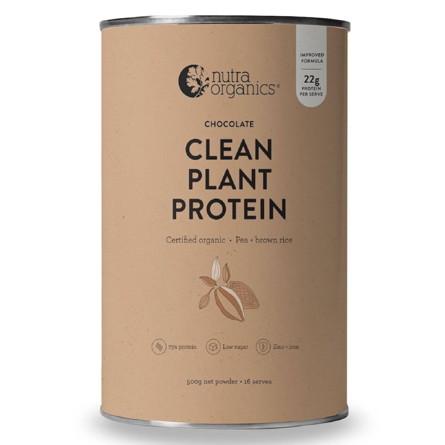 Nutra Organic Clean Plant Protein Powder Chocolate 500g