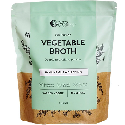 Nutra Organics Vegetable Broth Garden Veggie 1kg (Expiry 10/2026)