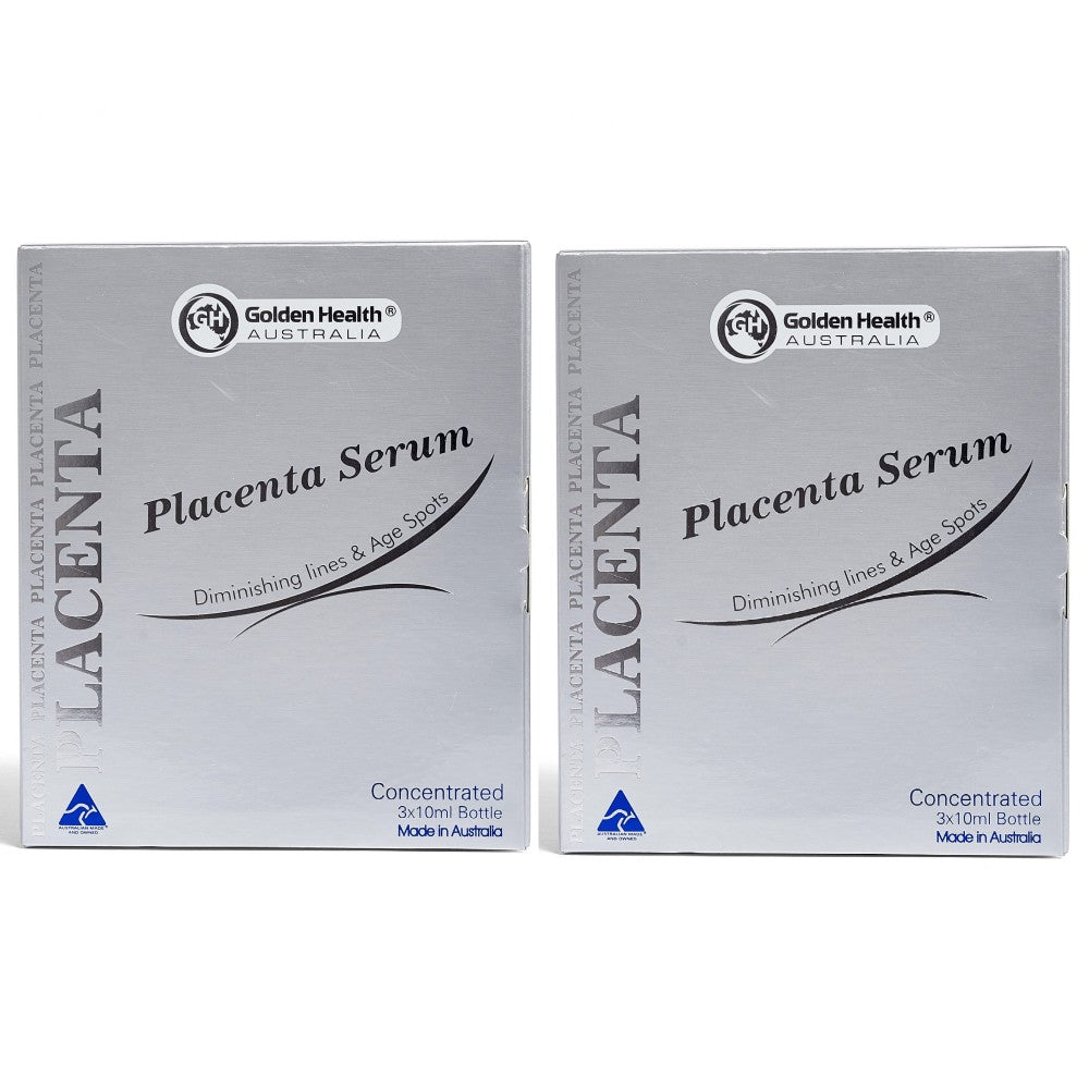 Golden Health Placenta Serum 2x3x10mL (Expiry 09/2025) - Special Bundle