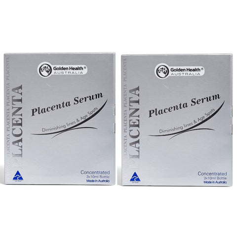 Golden Health Placenta Serum 2x3x10mL (Expiry 09/2025) - Special Bundle